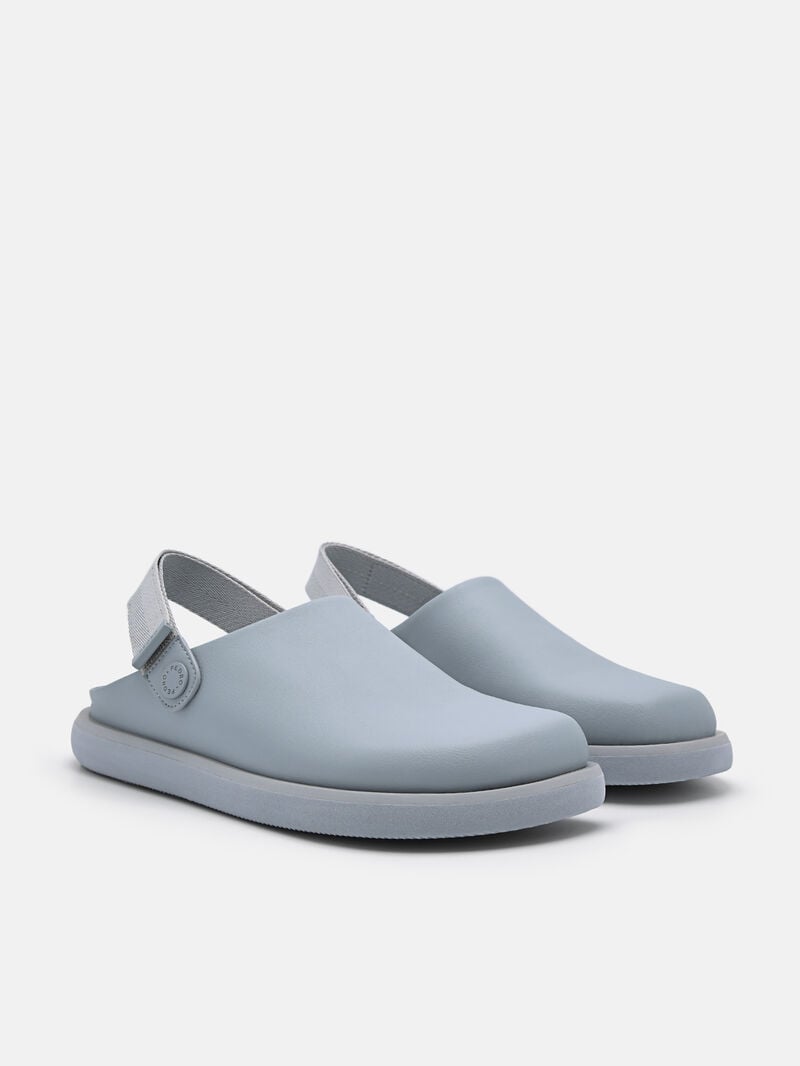Pedro Kenzie Slingback Mules Women Flats Slate Blue | Q9Q-1782