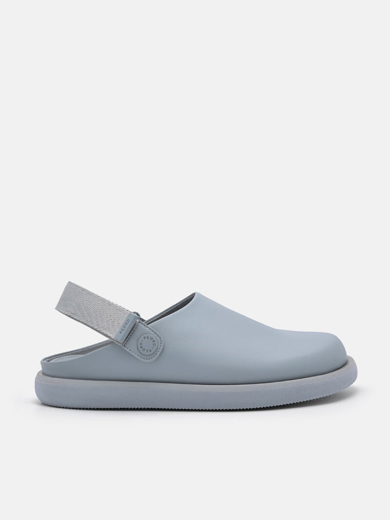 Pedro Kenzie Slingback Mules Women Flats Slate Blue | Q9Q-1782
