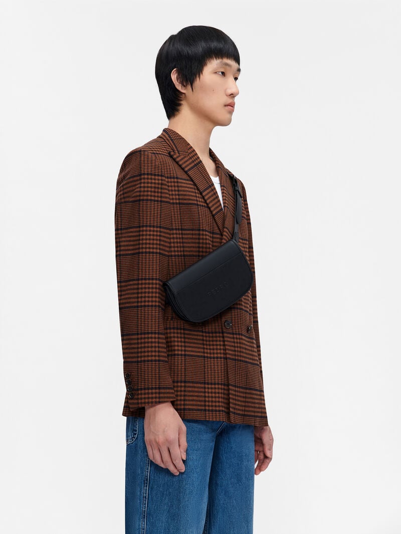 Pedro Kirk Sling Pouch Bags Men Sling Bags Black | Q9Q-1201