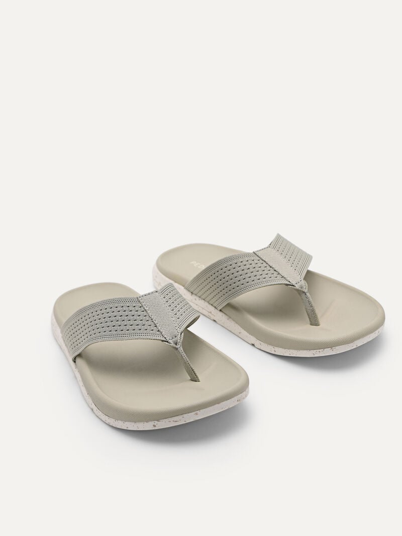 Pedro Knitted Lightweight Thong Sandal Men Sandals Olive | Q9Q-1781