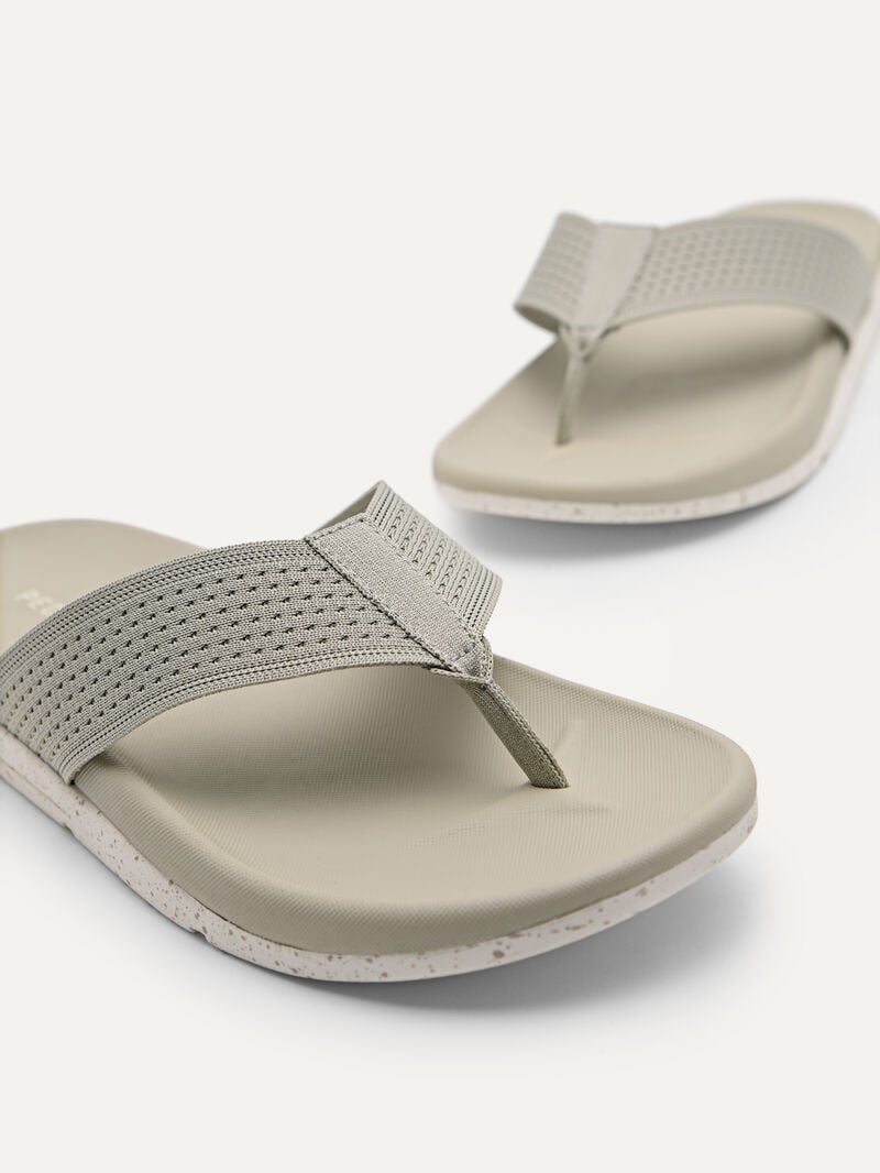 Pedro Knitted Lightweight Thong Sandal Men Sandals Olive | Q9Q-1781