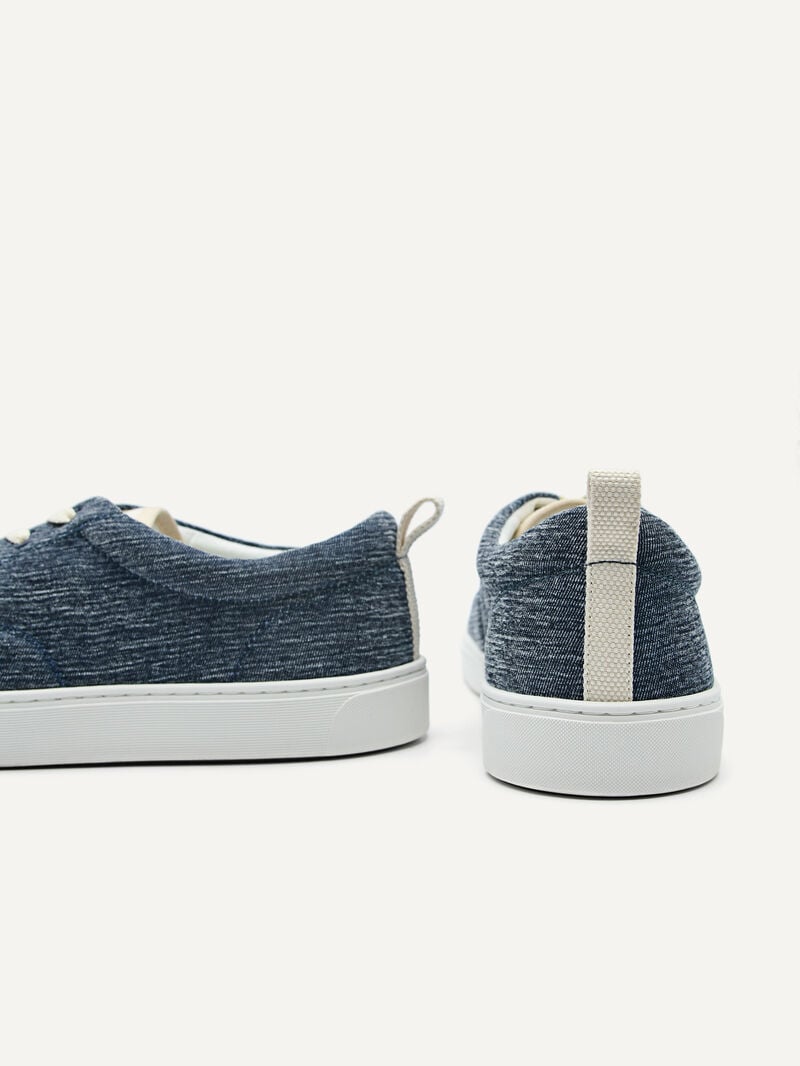 Pedro Lace-Up Sneakers Men Court Sneakers Navy | Q9Q-1777