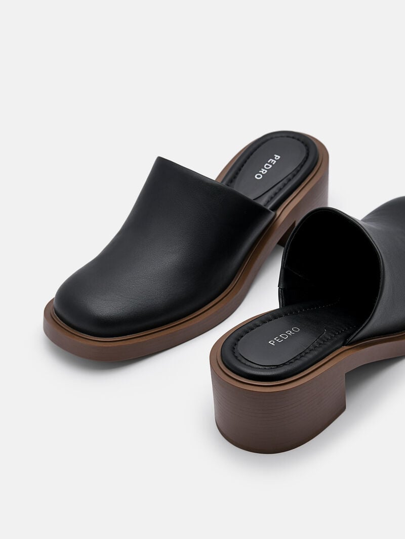 Pedro Lali Women Mules Black | Q9Q-1445
