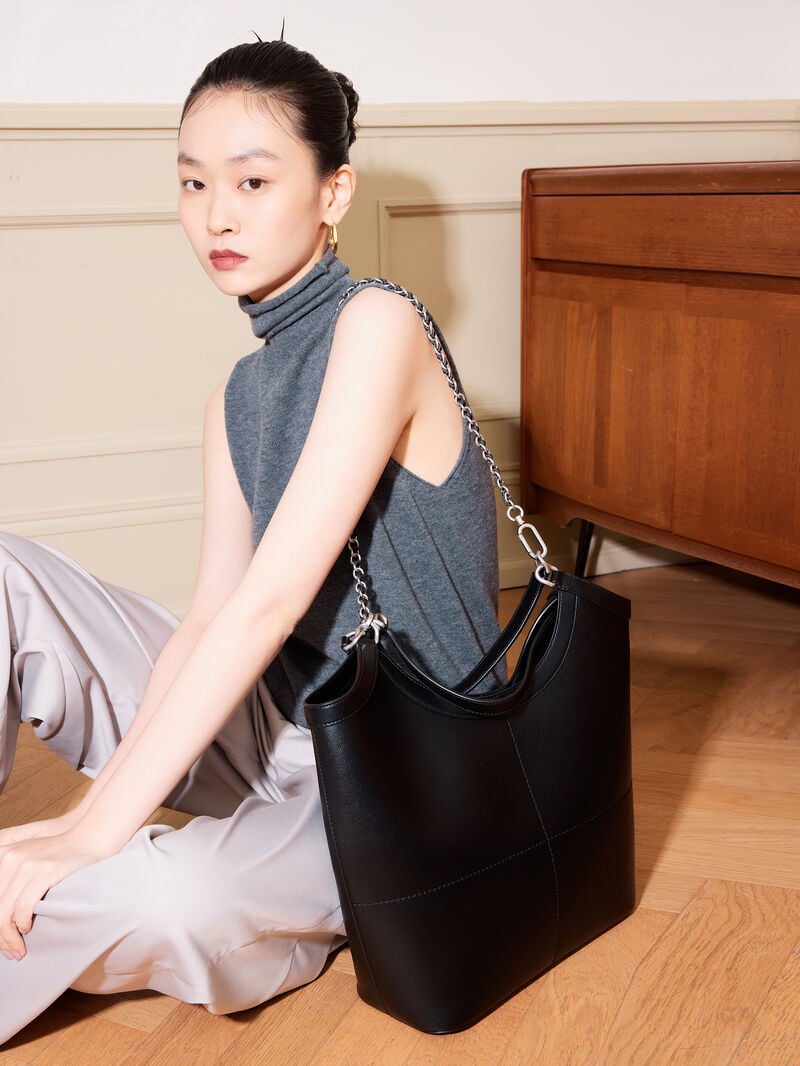 Pedro Large Elle Bags Women Totes Black | Q9Q-1199