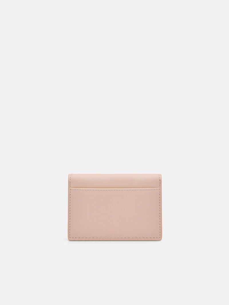 Pedro Leather Bi-Fold Women Card Holders Nude | Q9Q-2743