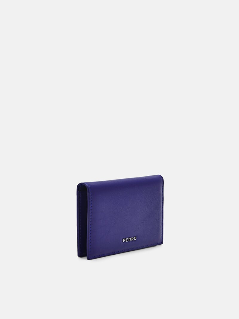 Pedro Leather Bi-Fold Women Card Holders Purple | Q9Q-2742