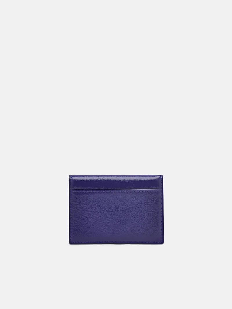 Pedro Leather Bi-Fold Women Card Holders Purple | Q9Q-2742