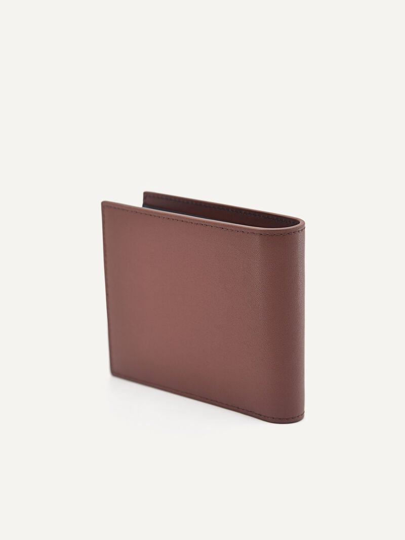 Pedro Leather Bi-Fold with Coin Pouch Men Wallets Brown | Q9Q-2721