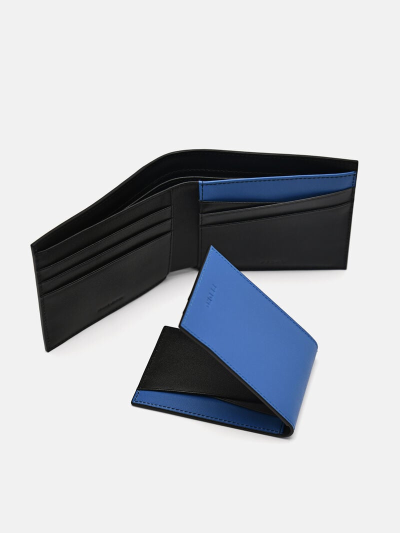 Pedro Leather Bi-Fold with Insert Men Wallets Black | Q9Q-2720