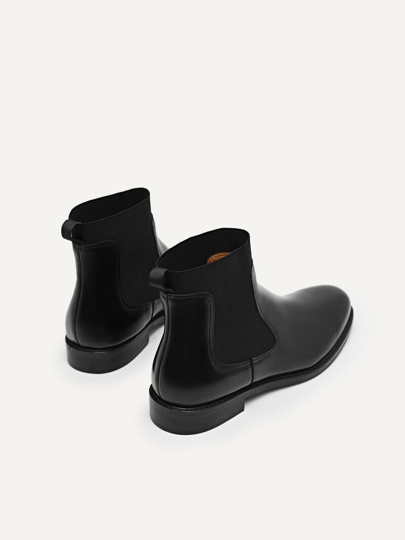 Pedro Leather Chelsea Boots Men Boots Black | Q9Q-1732