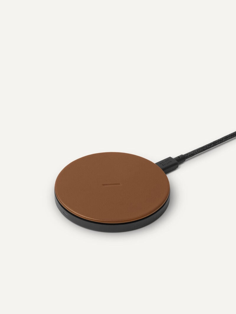Pedro Leather Drop Wireless Charger Women Tech Accessories Tan | Q9Q-965