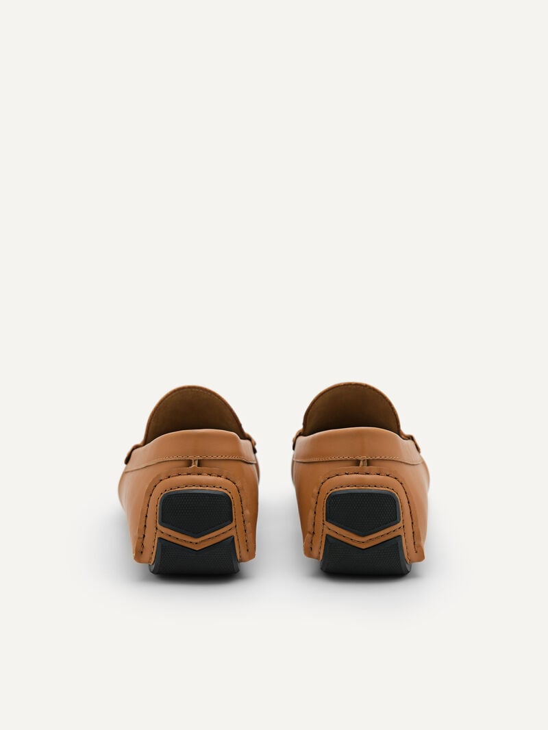 Pedro Leather Horsebit Men Moccasins Camel | Q9Q-2498