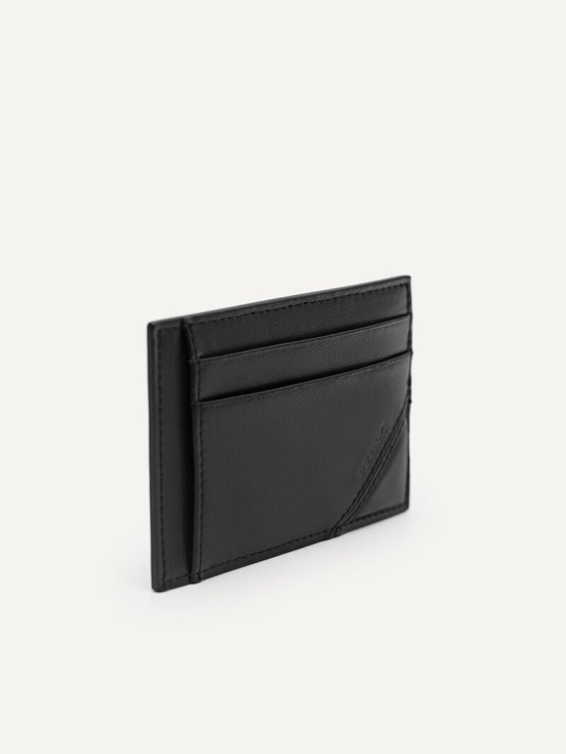 Pedro Leather Men Card Holders Black | Q9Q-984