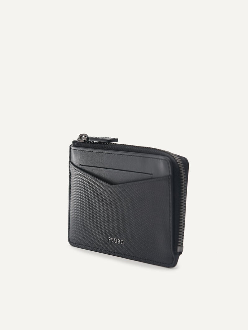 Pedro Leather Men Card Holders Black | Q9Q-975