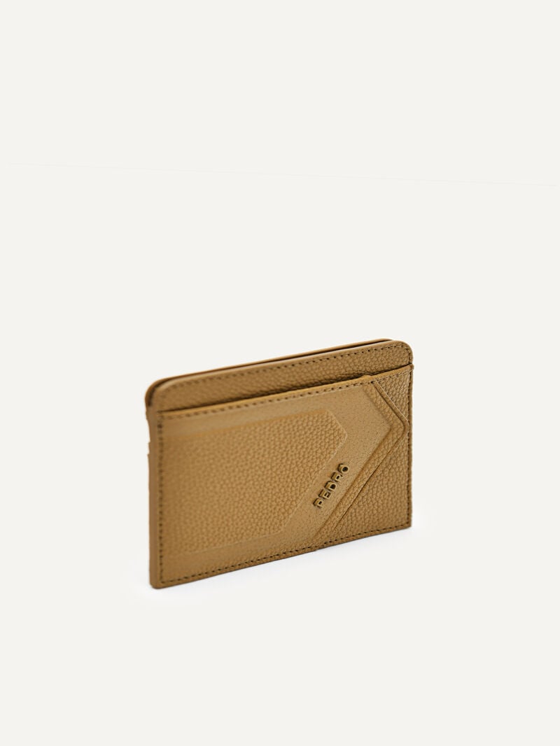 Pedro Leather Men Card Holders Mustard | Q9Q-986
