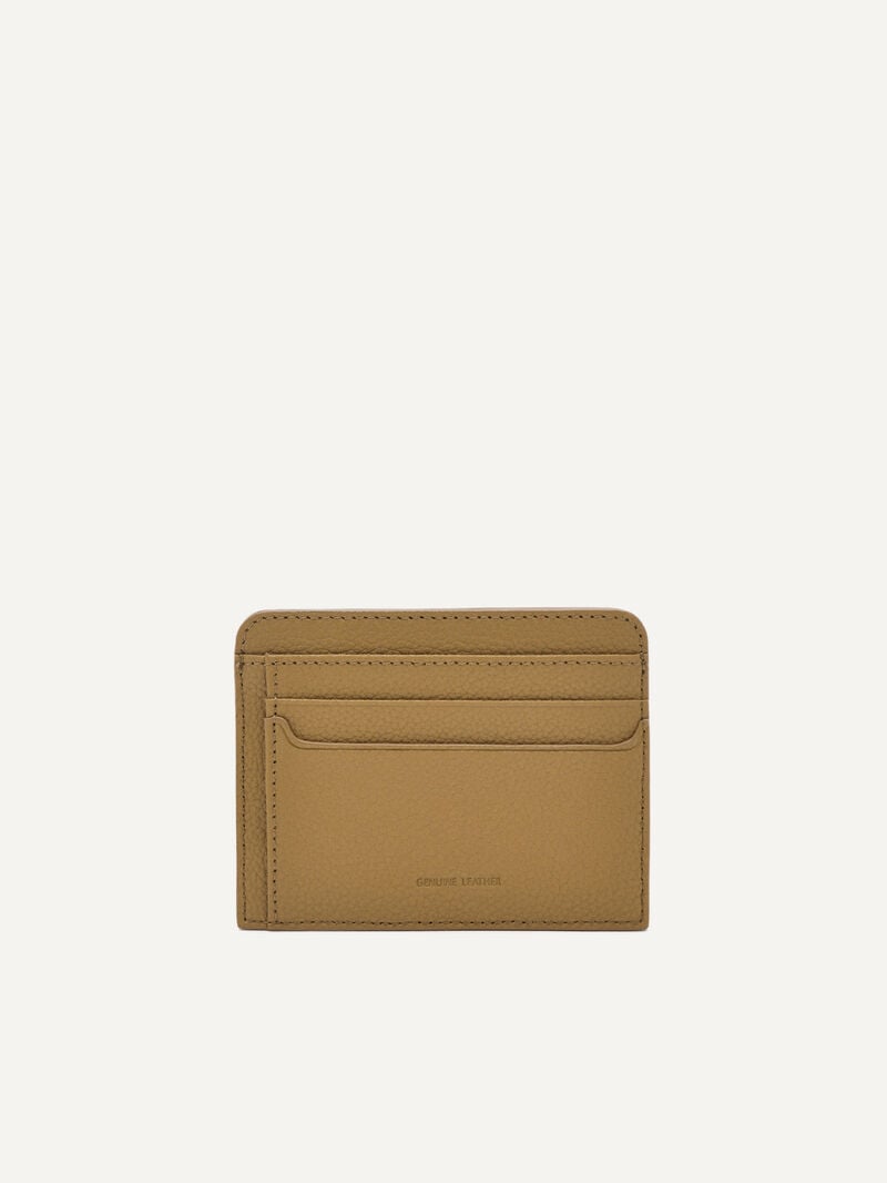 Pedro Leather Men Card Holders Mustard | Q9Q-986