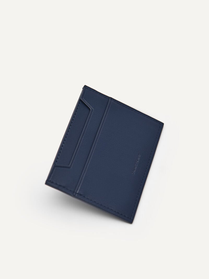 Pedro Leather Men Card Holders Navy | Q9Q-988