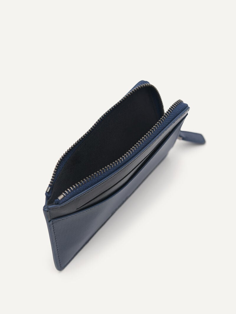 Pedro Leather Men Card Holders Navy | Q9Q-976