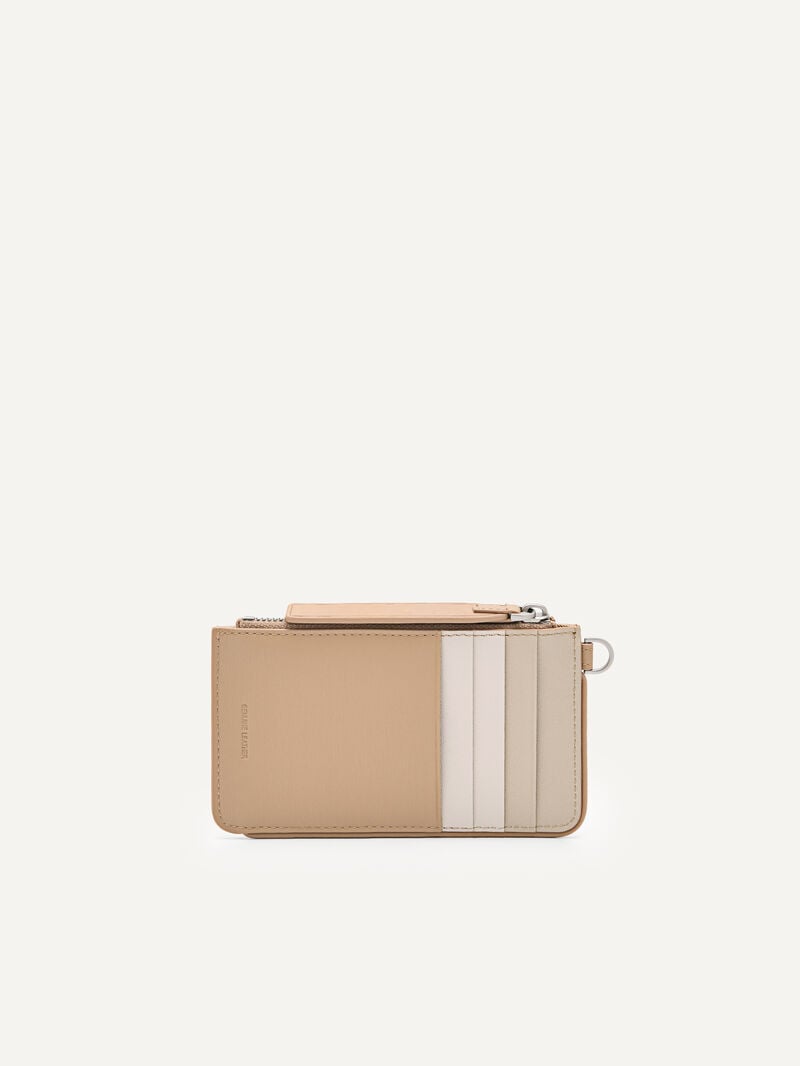 Pedro Leather Men Card Holders Sand | Q9Q-979