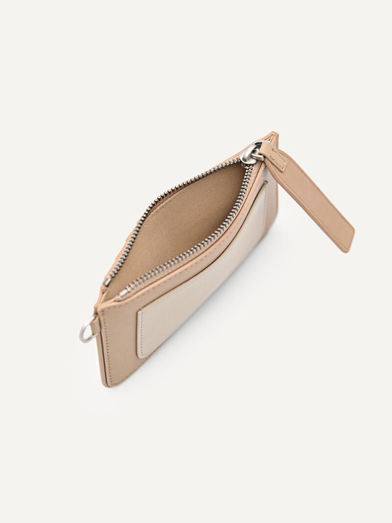 Pedro Leather Men Card Holders Sand | Q9Q-979