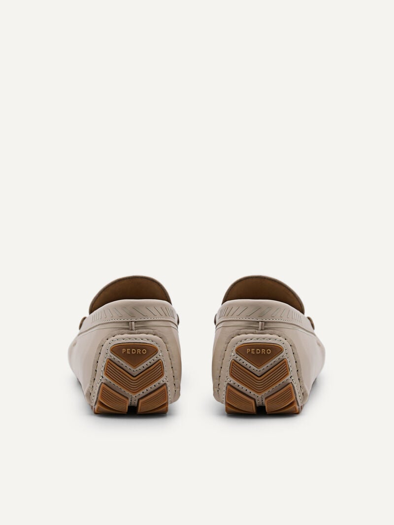 Pedro Leather Men Moccasins Sand | Q9Q-1774