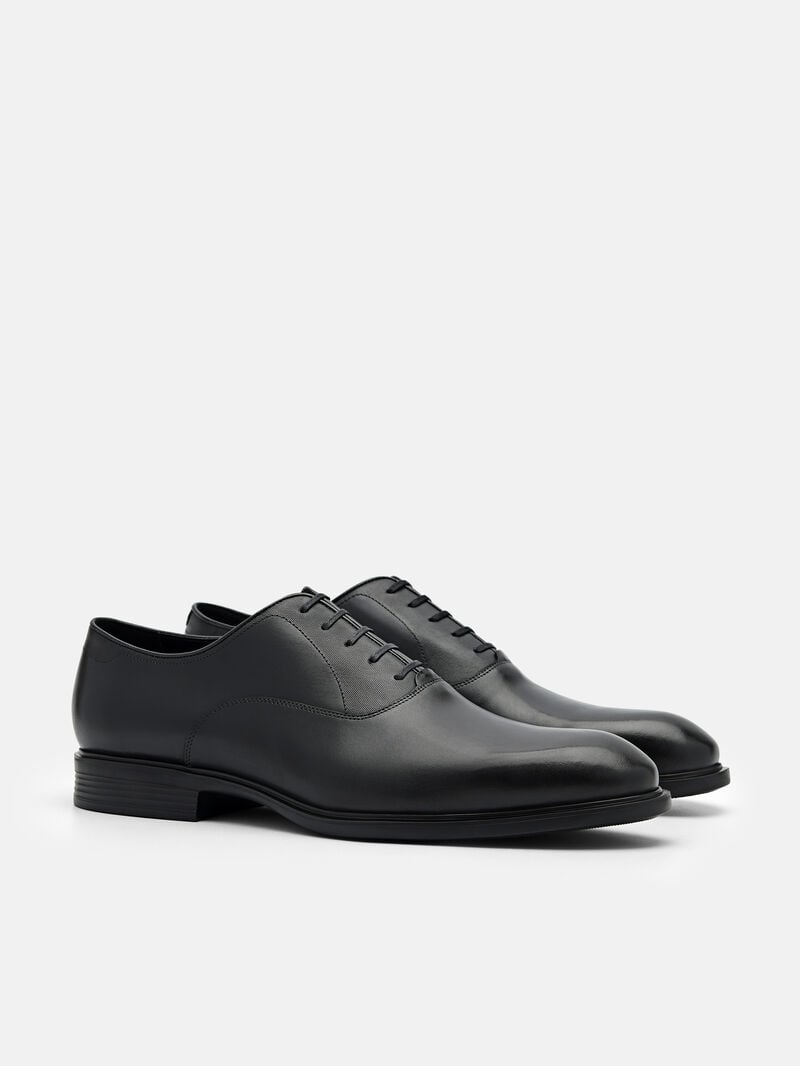 Pedro Leather Men Oxford Shoes Black | Q9Q-1770