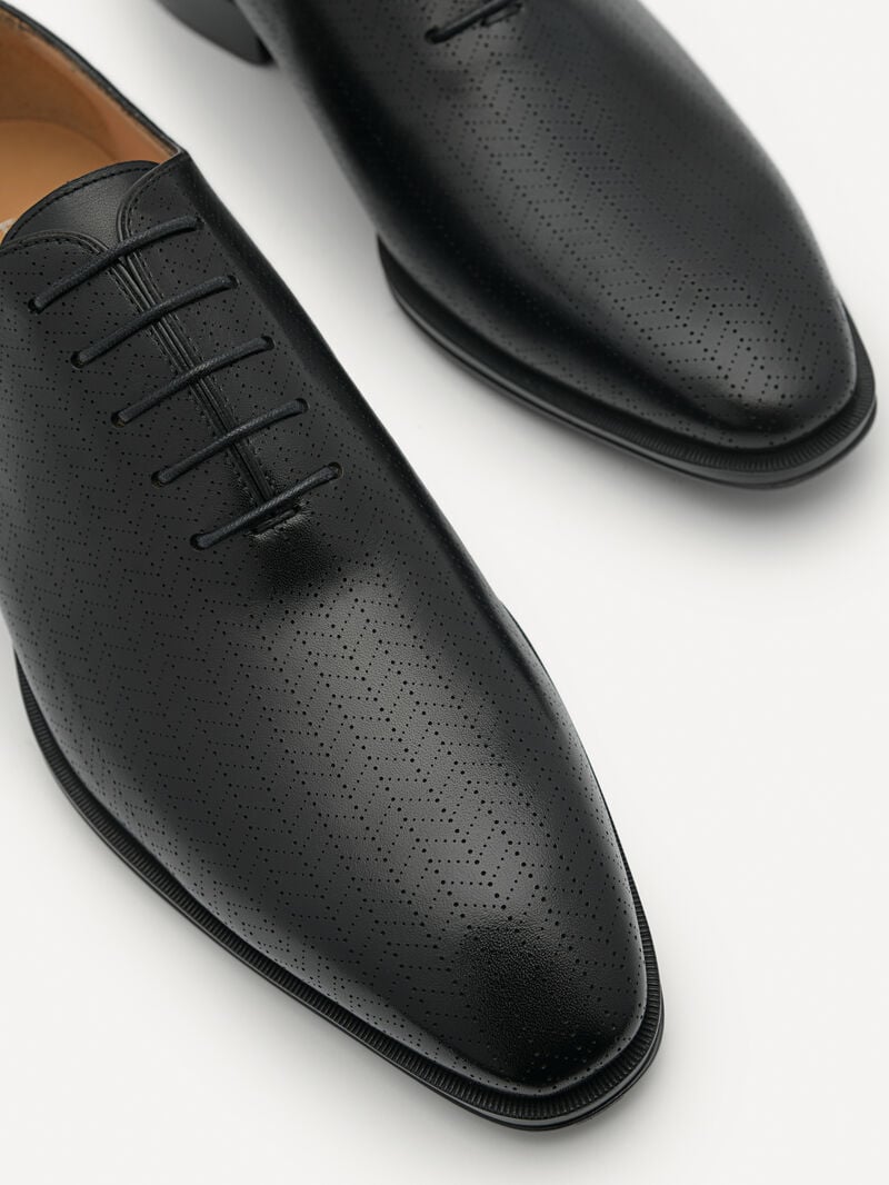 Pedro Leather Men Oxford Shoes Black | Q9Q-1768