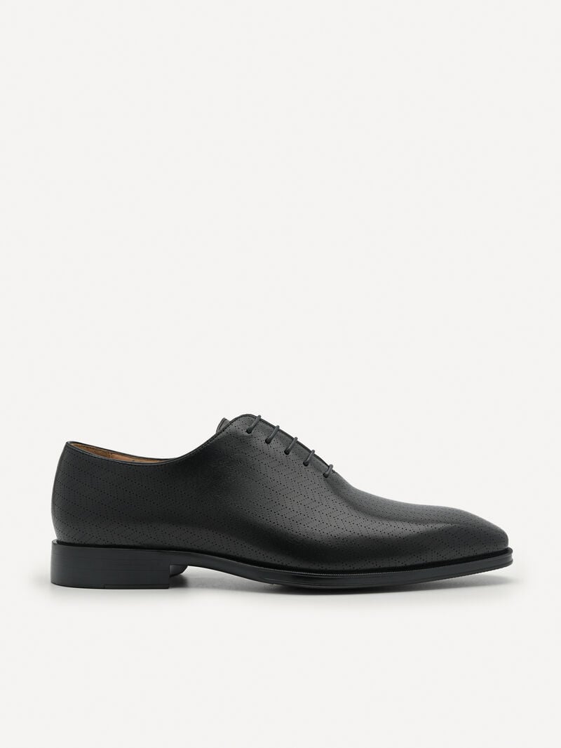 Pedro Leather Men Oxford Shoes Black | Q9Q-1768