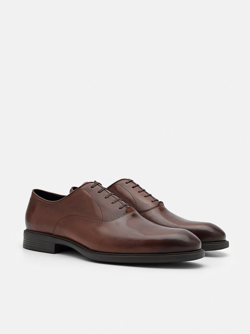 Pedro Leather Men Oxford Shoes Brown | Q9Q-1771