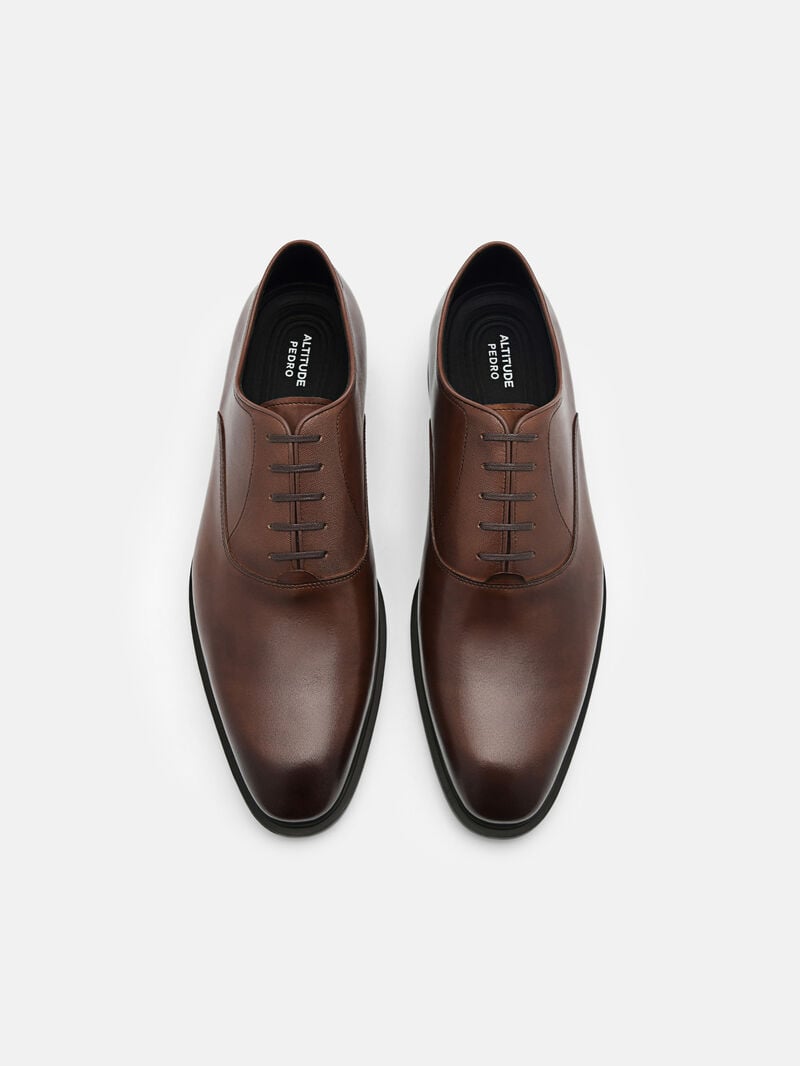 Pedro Leather Men Oxford Shoes Brown | Q9Q-1771