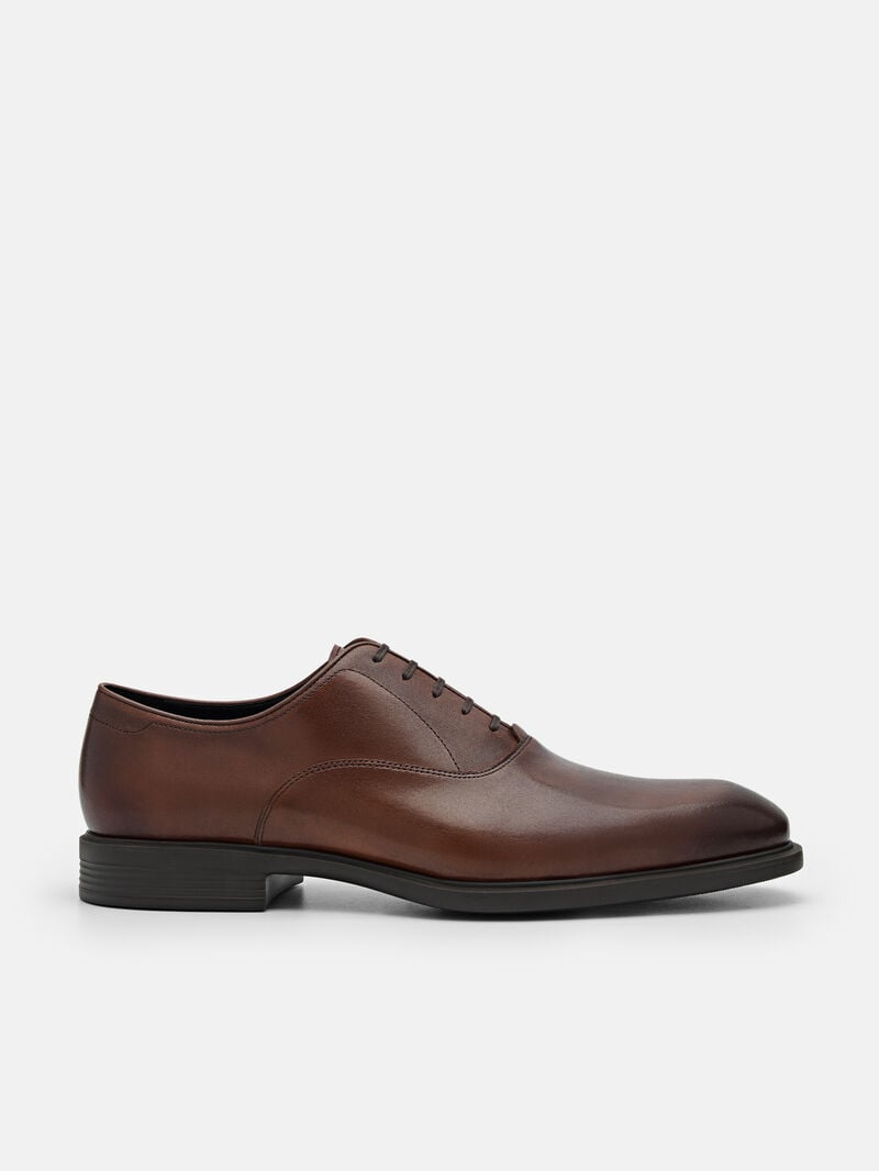 Pedro Leather Men Oxford Shoes Brown | Q9Q-1771