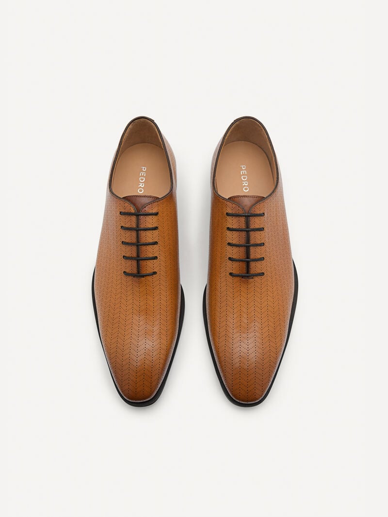 Pedro Leather Men Oxford Shoes Camel | Q9Q-1769