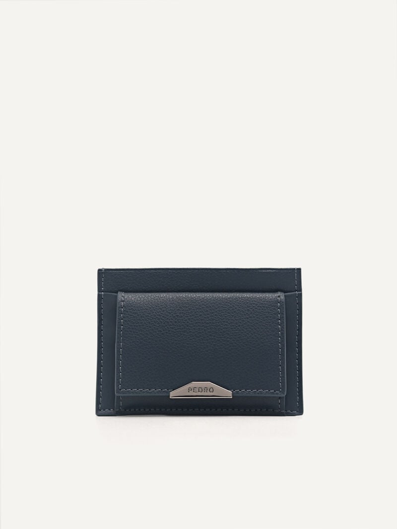 Pedro Leather Pouch Men Pouches Navy | Q9Q-947