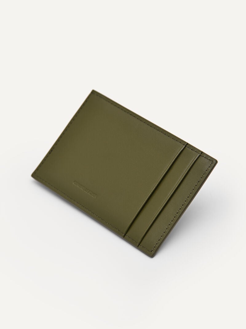Pedro Leather Studio Women Card Holders Military Green | Q9Q-941