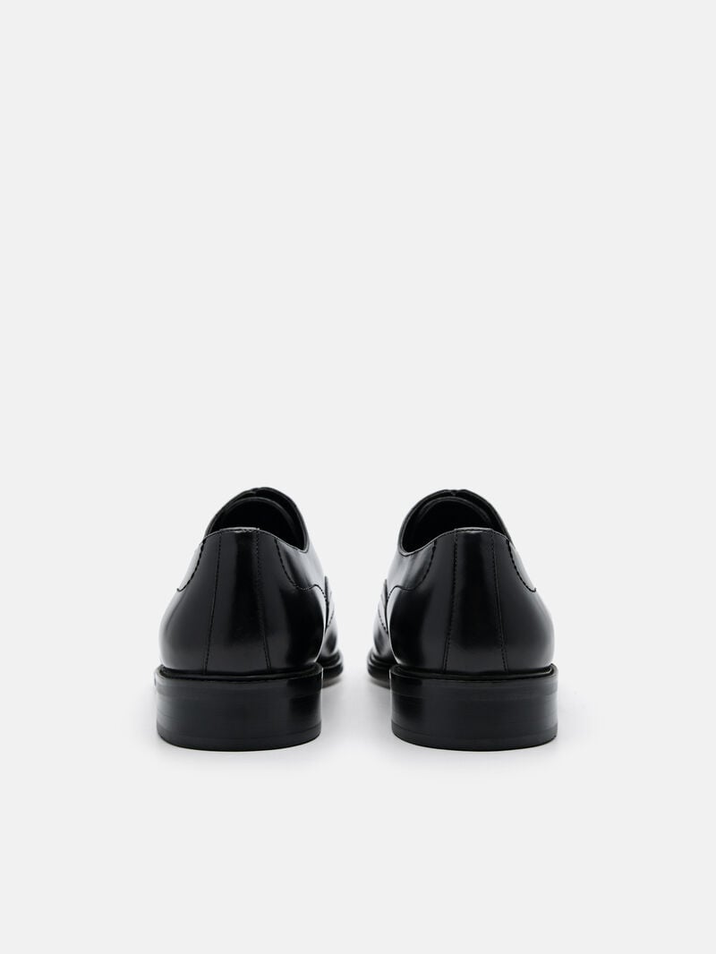 Pedro Leather Wingtip Men Oxford Shoes Black | Q9Q-1707