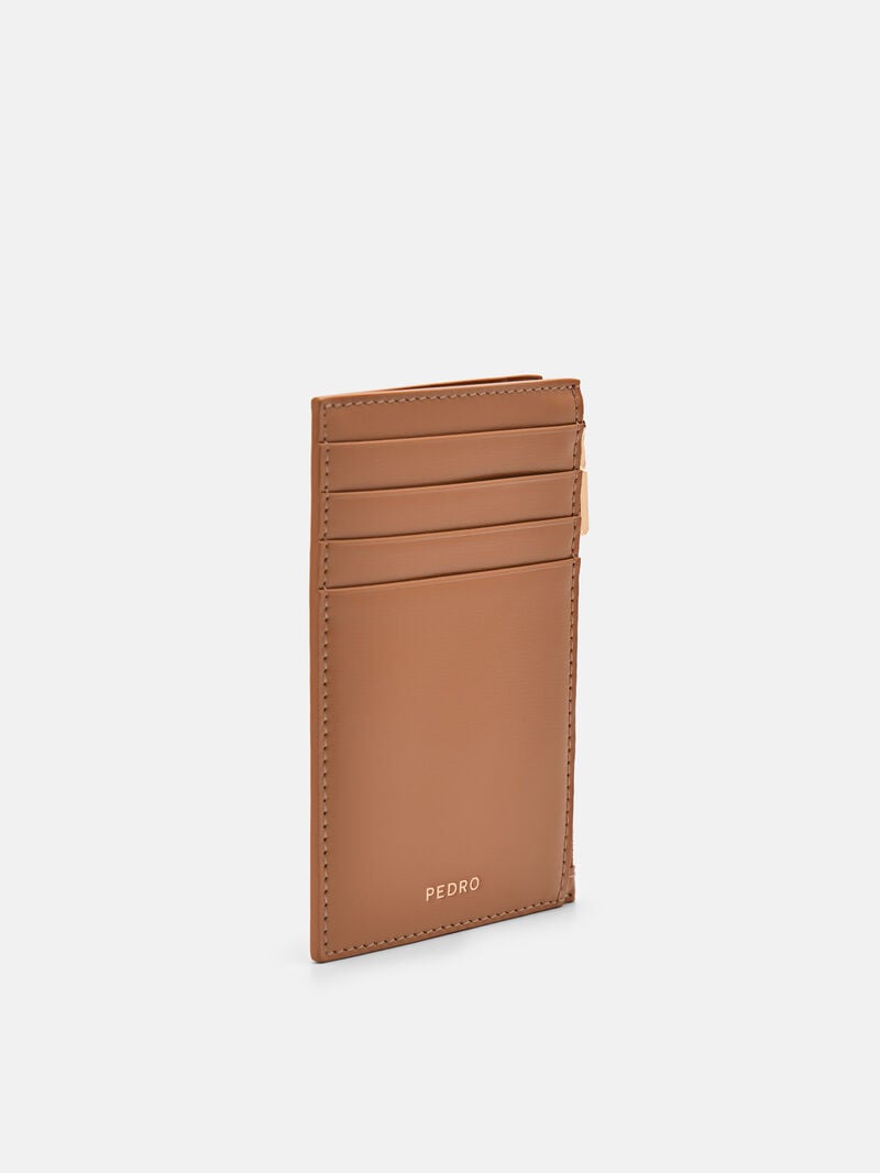 Pedro Leather Women Card Holders Camel | Q9Q-974