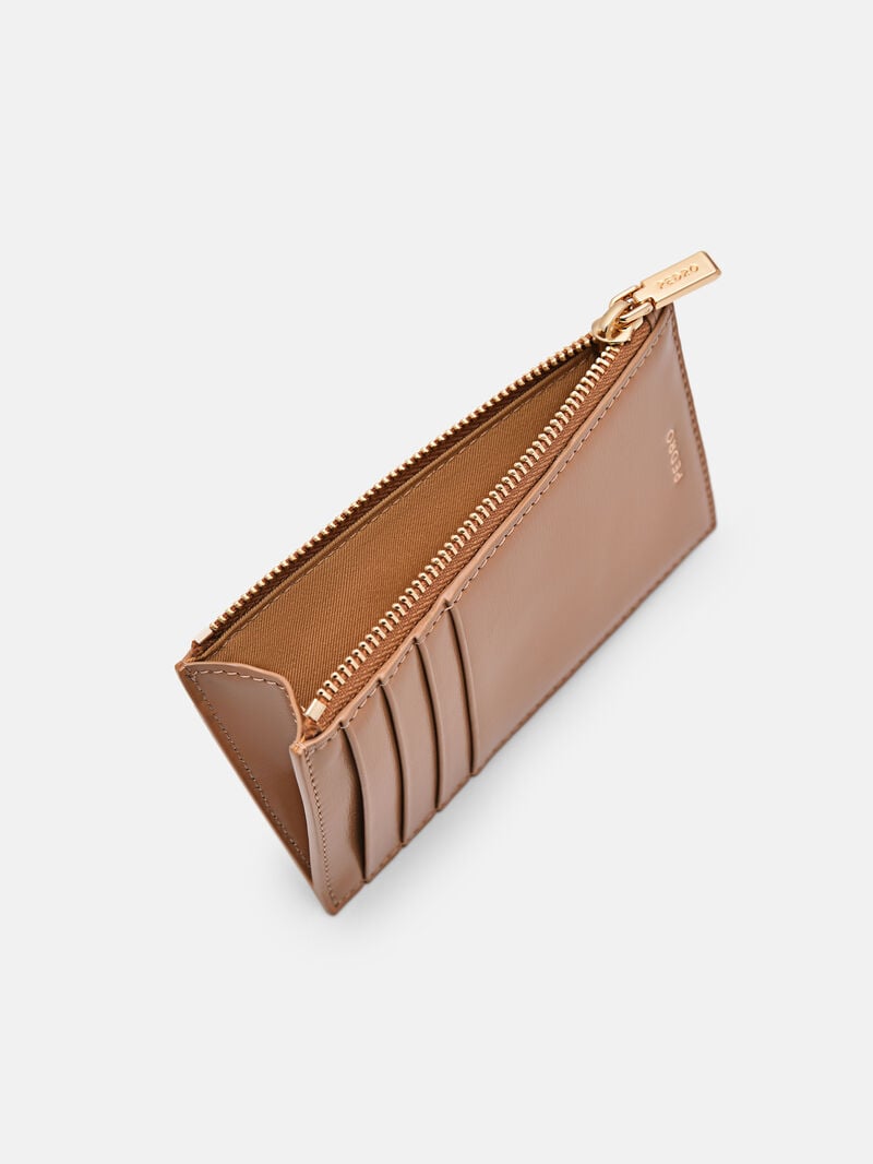 Pedro Leather Women Card Holders Camel | Q9Q-974