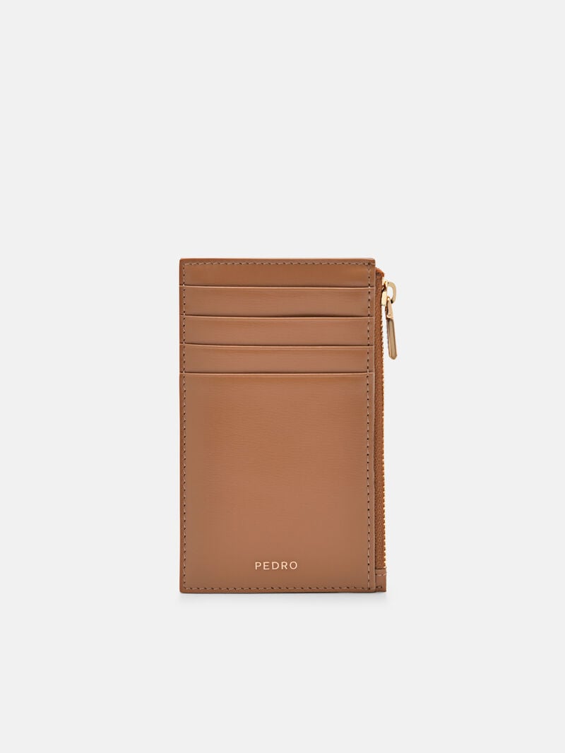 Pedro Leather Women Card Holders Camel | Q9Q-974