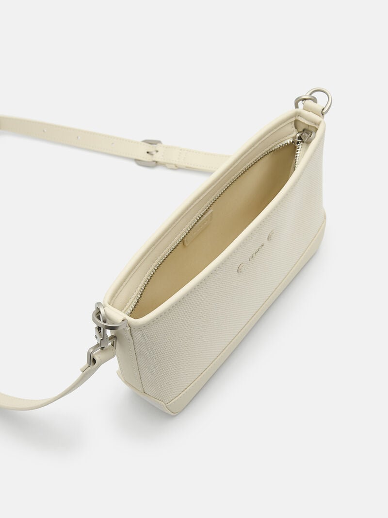 Pedro Luc Canvas Bags Men Sling Bags Chalk | Q9Q-1190