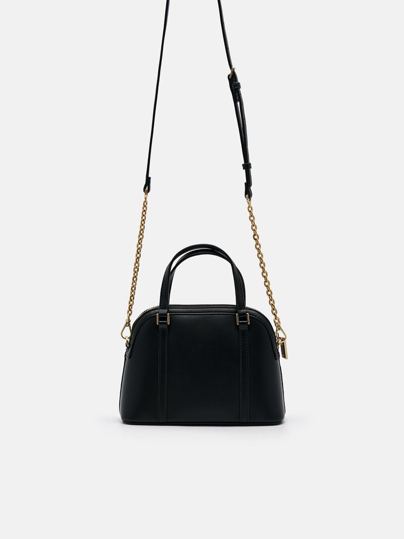 Pedro Lucia Mini Handbag Women Top Handle Bags Black | Q9Q-1182
