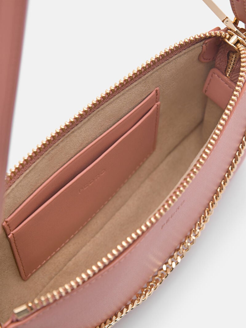 Pedro Maddy Leather Sling Pouch Women Pouches Blush | Q9Q-921