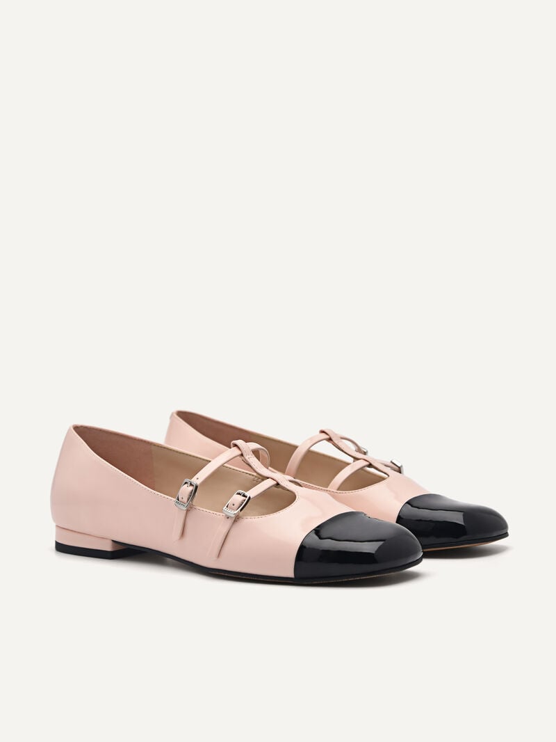 Pedro Maggie Mary Janes Women Flats Blush | Q9Q-2180