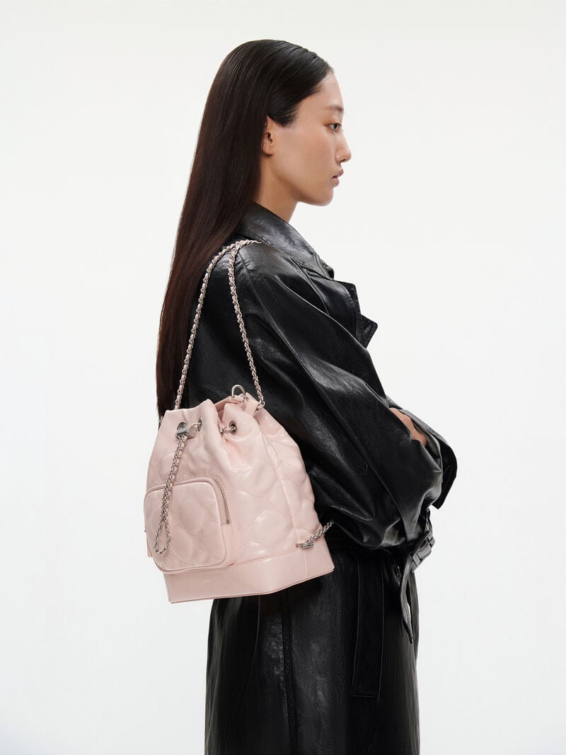 Pedro Maisie Bags Women Bucket Bags Blush | Q9Q-1180