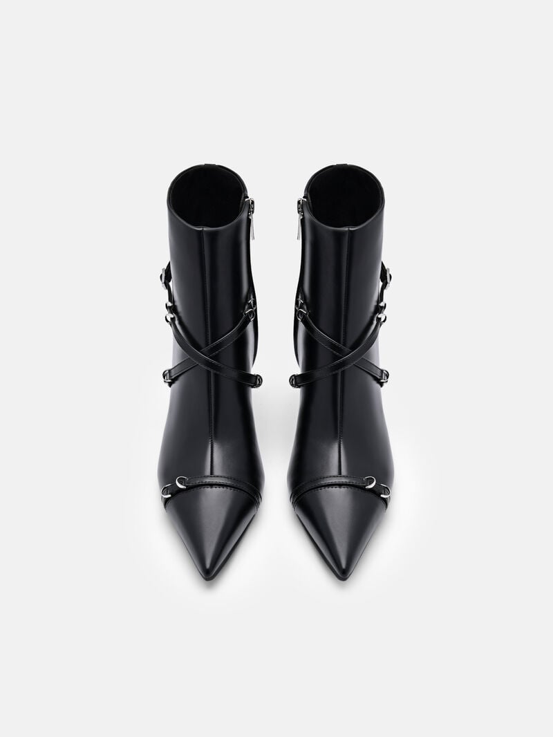 Pedro Mara Heel Boots Women Ankle Boots Black | Q9Q-2153