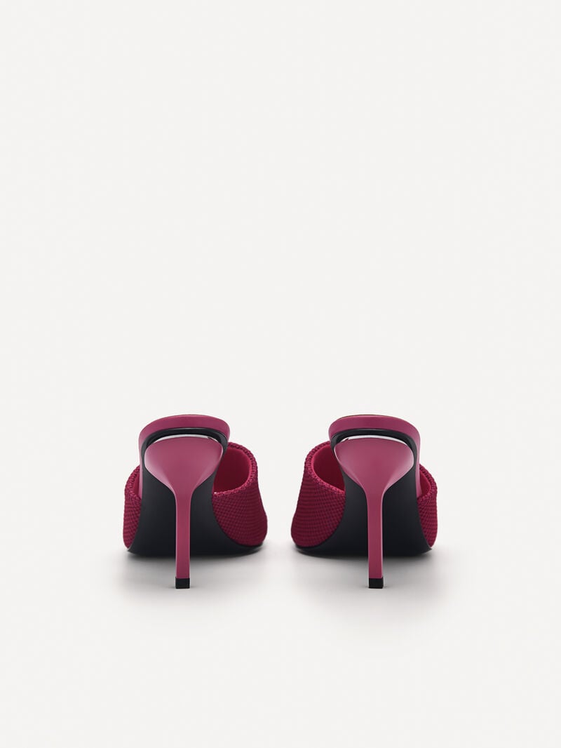 Pedro Maria Fabric Women Heel Sandals Fuchsia | Q9Q-2157
