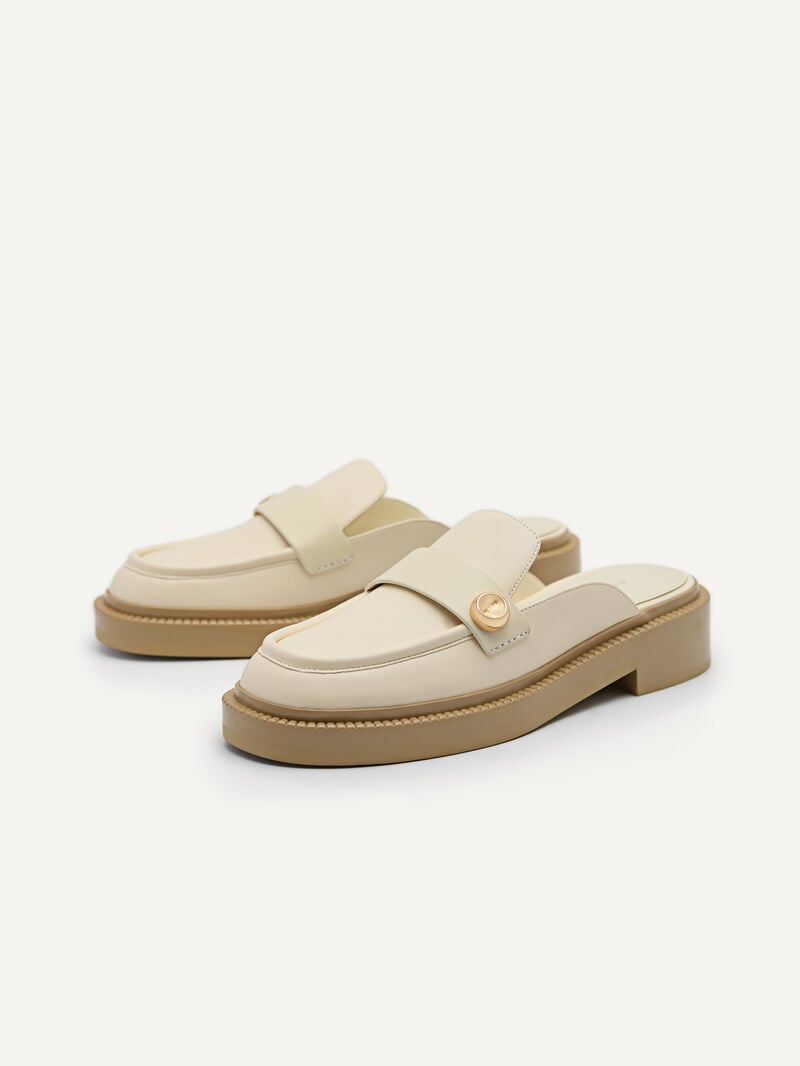 Pedro Mastaba Women Flats Beige | Q9Q-1690