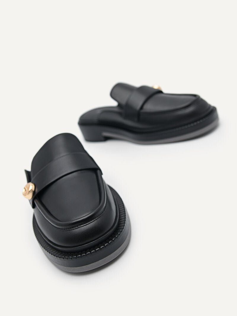 Pedro Mastaba Women Flats Black | Q9Q-1691
