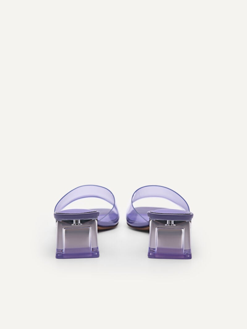 Pedro Megan Women Heel Sandals Violet | Q9Q-1438