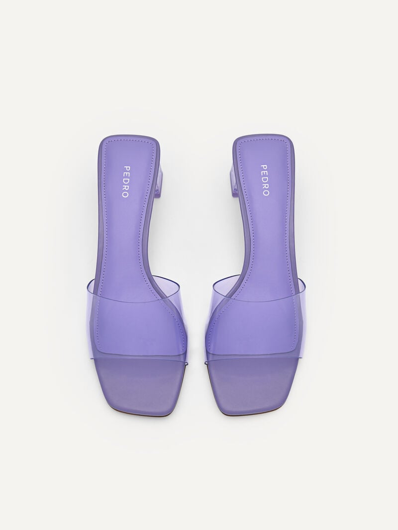 Pedro Megan Women Heel Sandals Violet | Q9Q-1438