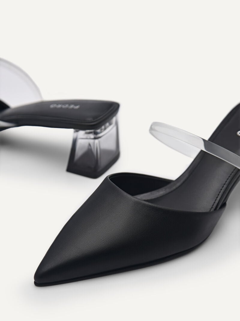 Pedro Megan Women Mules Black | Q9Q-1435
